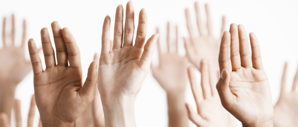 Raised Hands